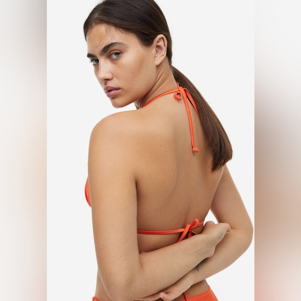 NWT Tini Bikini Orange String Bikini - Large 🍊
